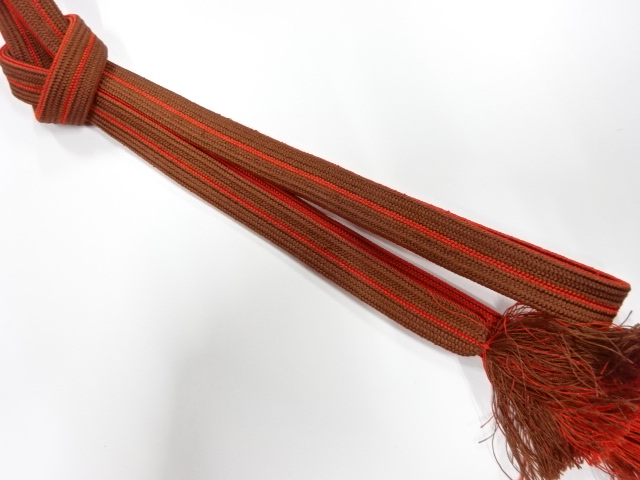 正絹　手組帯締め